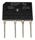 Gbj25b fusible original 25a 1000v compacto