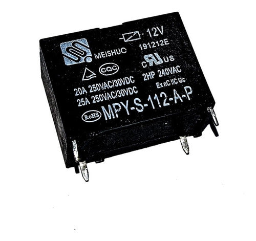 Relay Para Minisplit Mpy-s-112-a-p 25a 12v 4 Pines