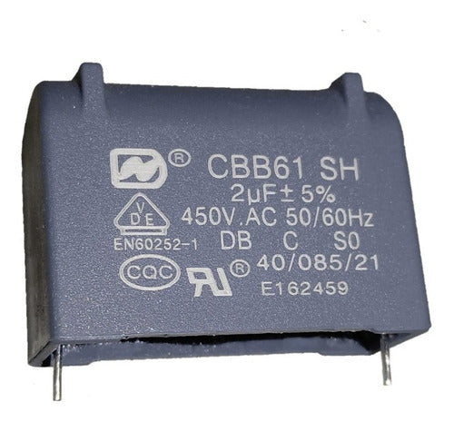Capacitor Para Minisplit  2 Uf