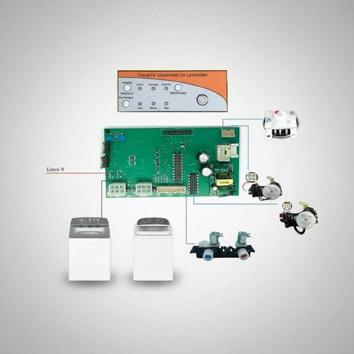 Tarjeta Universal Para Lavadora Whirlpool