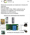 Módulo de conversión con retardo