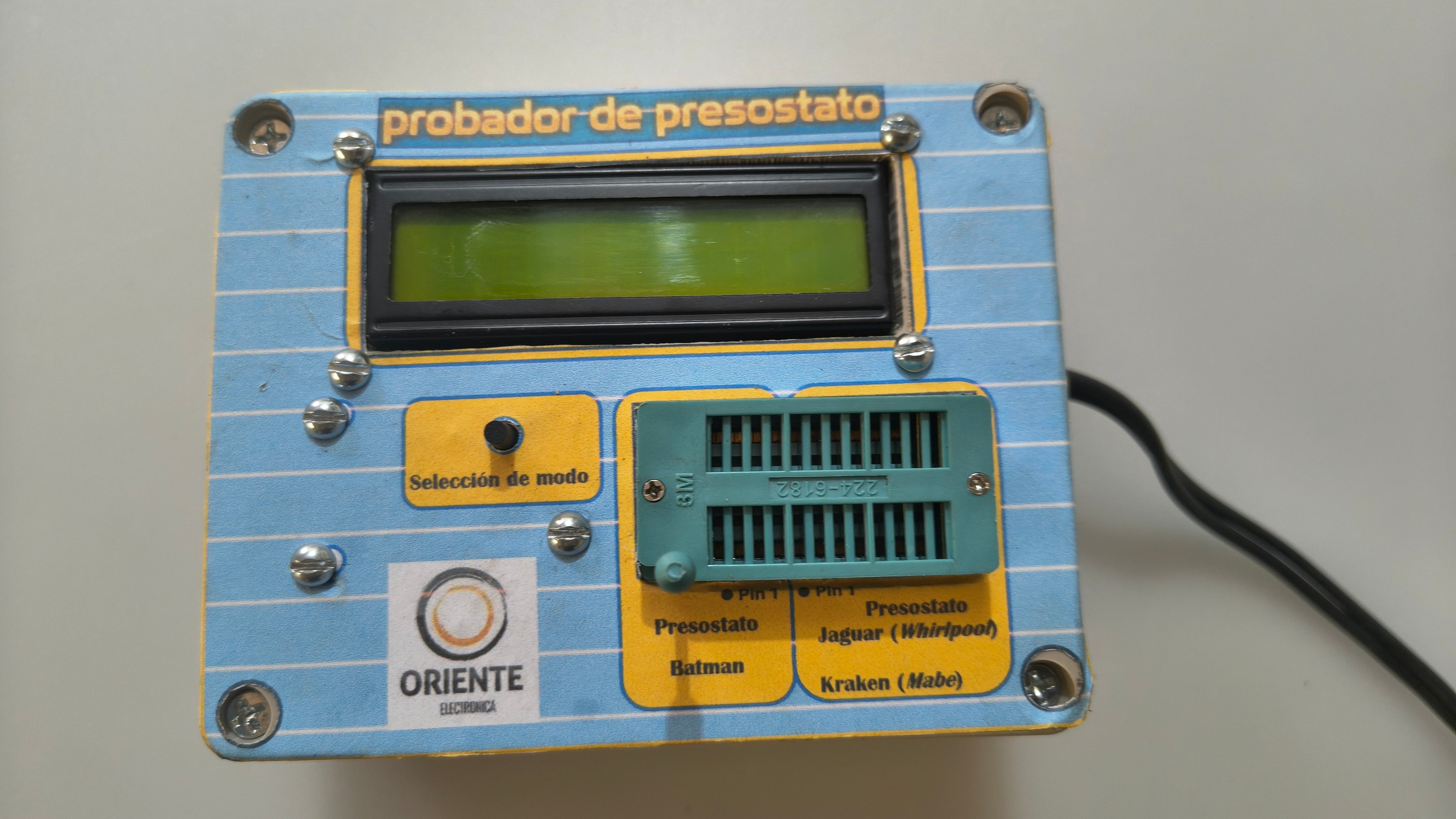 Probador de Presostato